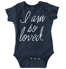 So Loved Romper Bodysuit-Direct To Garment Print-Brisco Baby