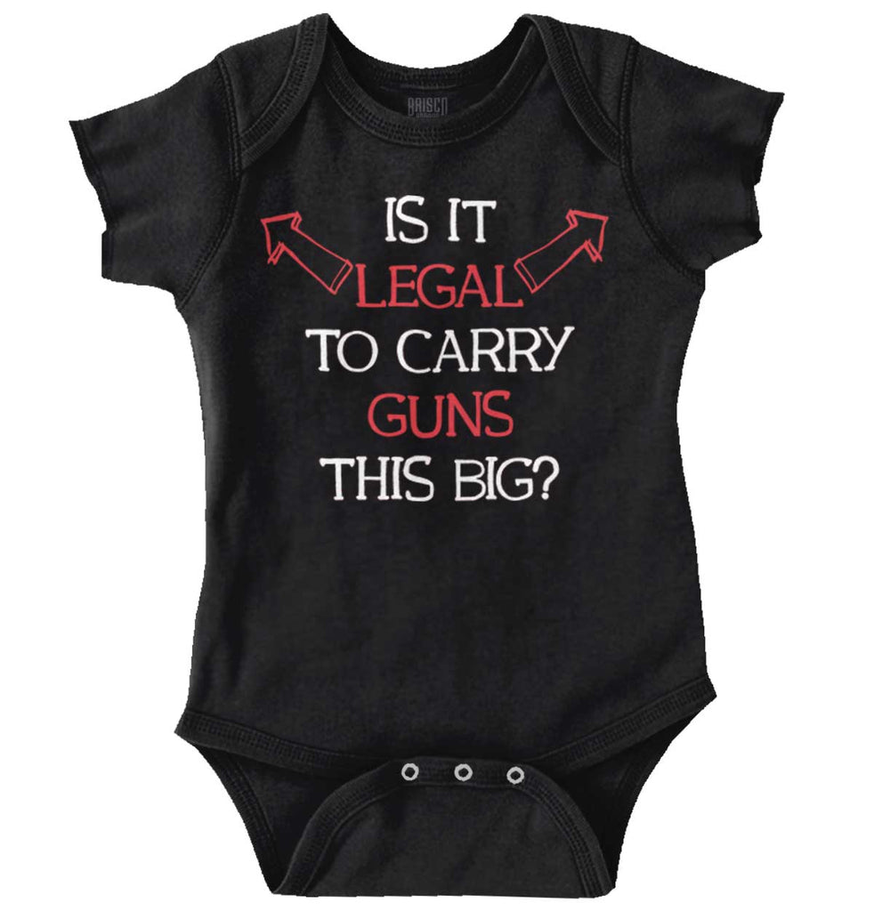 Is It Legal Romper Bodysuit-Direct To Garment Print-Brisco Baby
