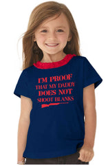 Shoot Blanks Toddler Ruffled Trim T-Shirt-Direct To Garment Print-Brisco Baby