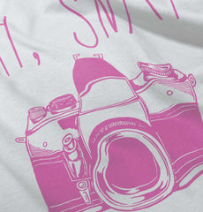 Oh Snap Camera Toddler Ruffle Bottom Tee-Direct To Garment Print-Brisco Baby