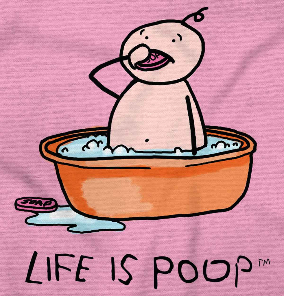 Eating Soap Infant Toddler T Shirt-Direct To Garment Print-Brisco Baby