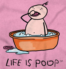 Eating Soap Infant Toddler T Shirt-Direct To Garment Print-Brisco Baby