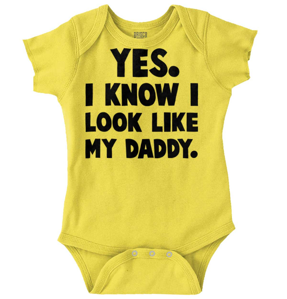 Look Like Daddy Romper Bodysuit-Direct To Garment Print-Brisco Baby