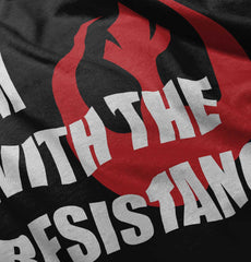 With The Resistance Infant Toddler T Shirt-Direct To Garment Print-Brisco Baby