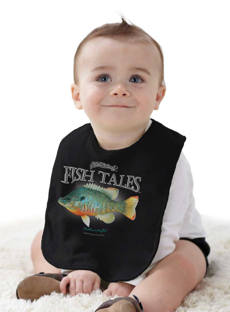 Redbreast Sunfish Infant Baby Bib-Direct To Garment Print-Brisco Baby