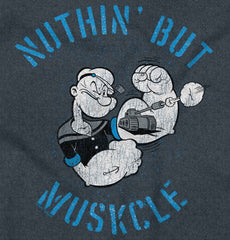 Nothing But Muscle Toddler Football Jersey Tee-Direct To Garment Print-Brisco Baby