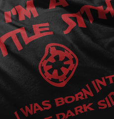 Little Sith Dark Side Infant Toddler T Shirt-Direct To Garment Print-Brisco Baby