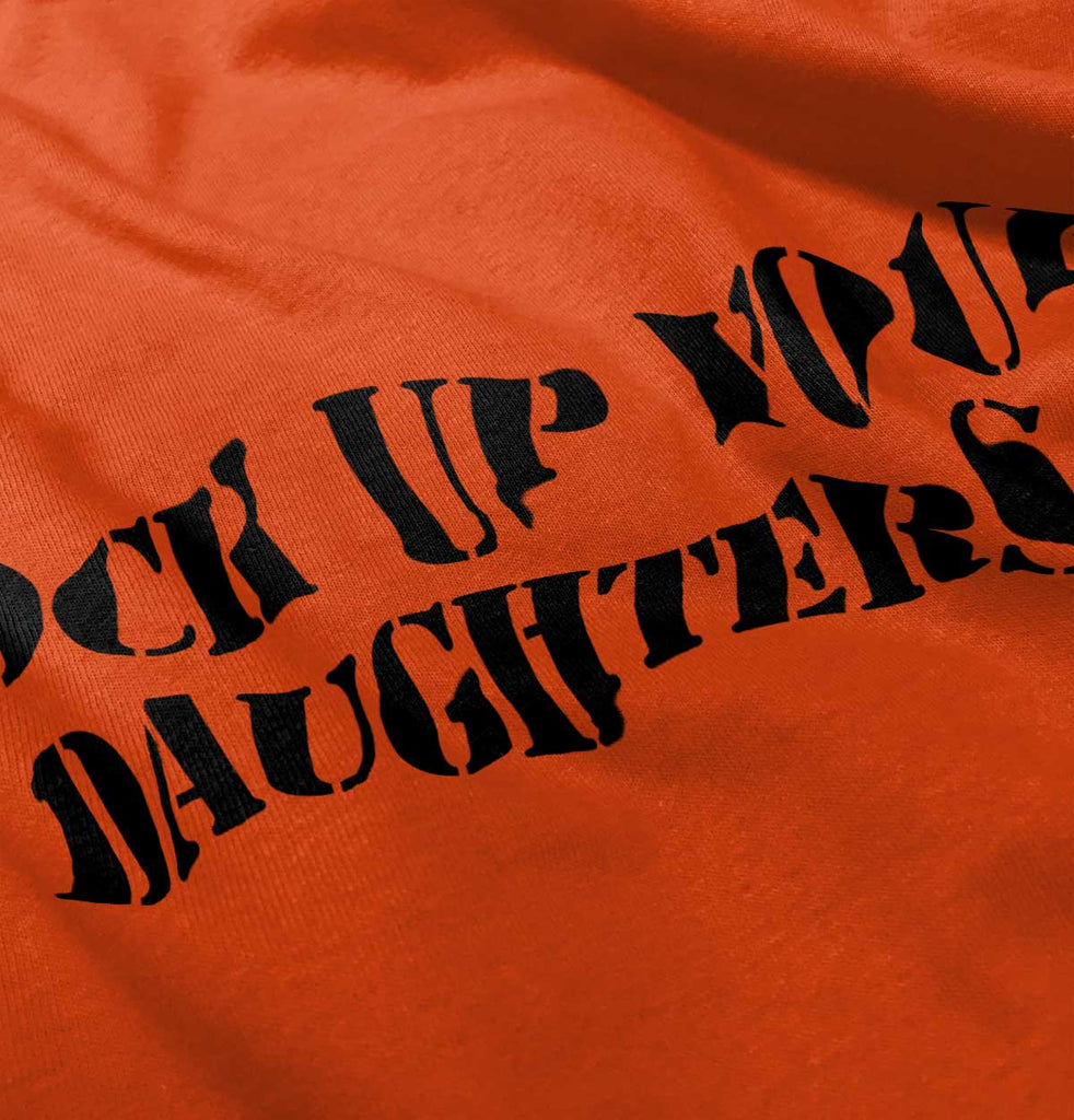 Lock Up Daughters Romper Bodysuit-Direct To Garment Print-Brisco Baby