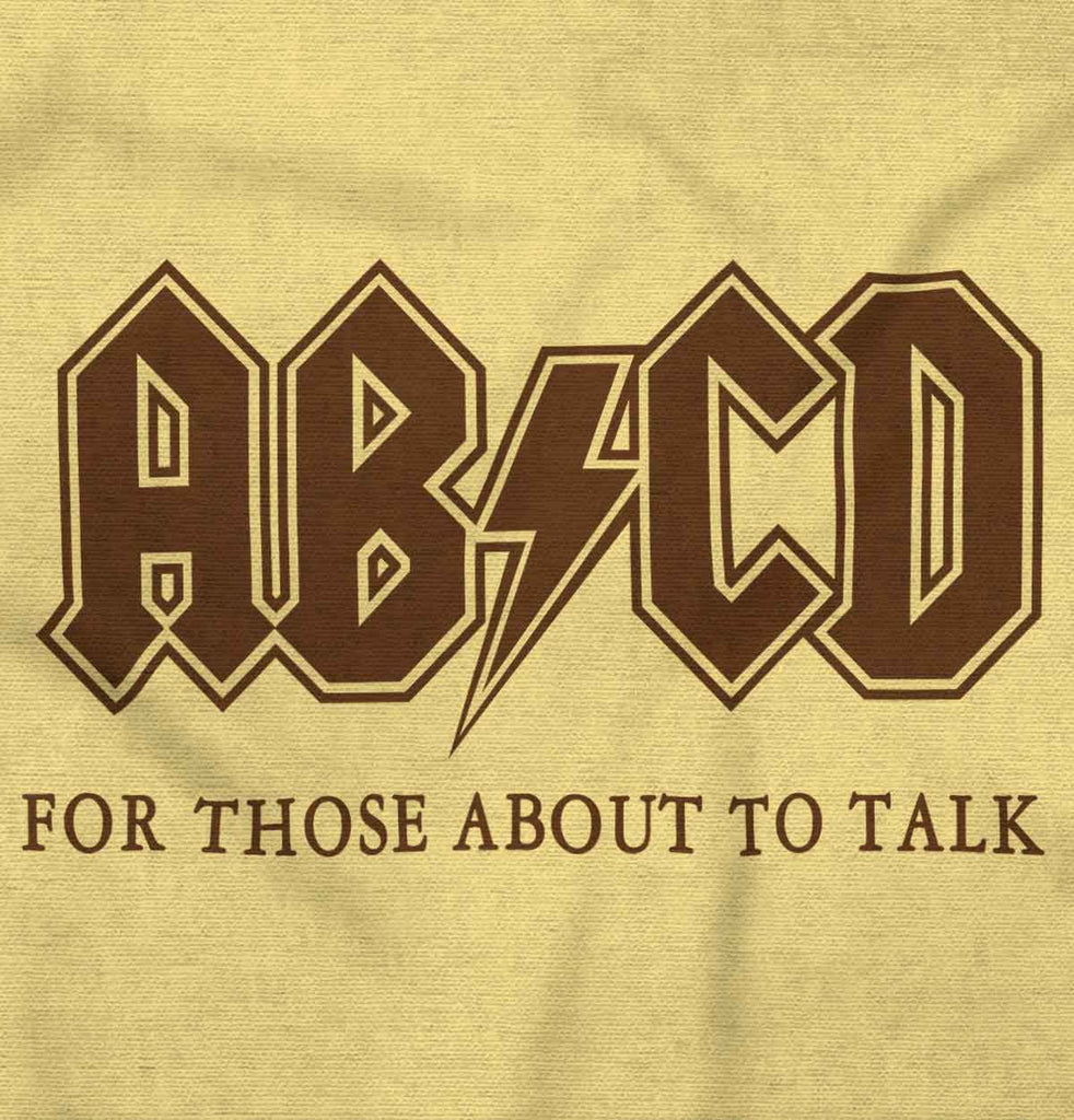 AB CD Infant Toddler T Shirt-Direct To Garment Print-Brisco Baby