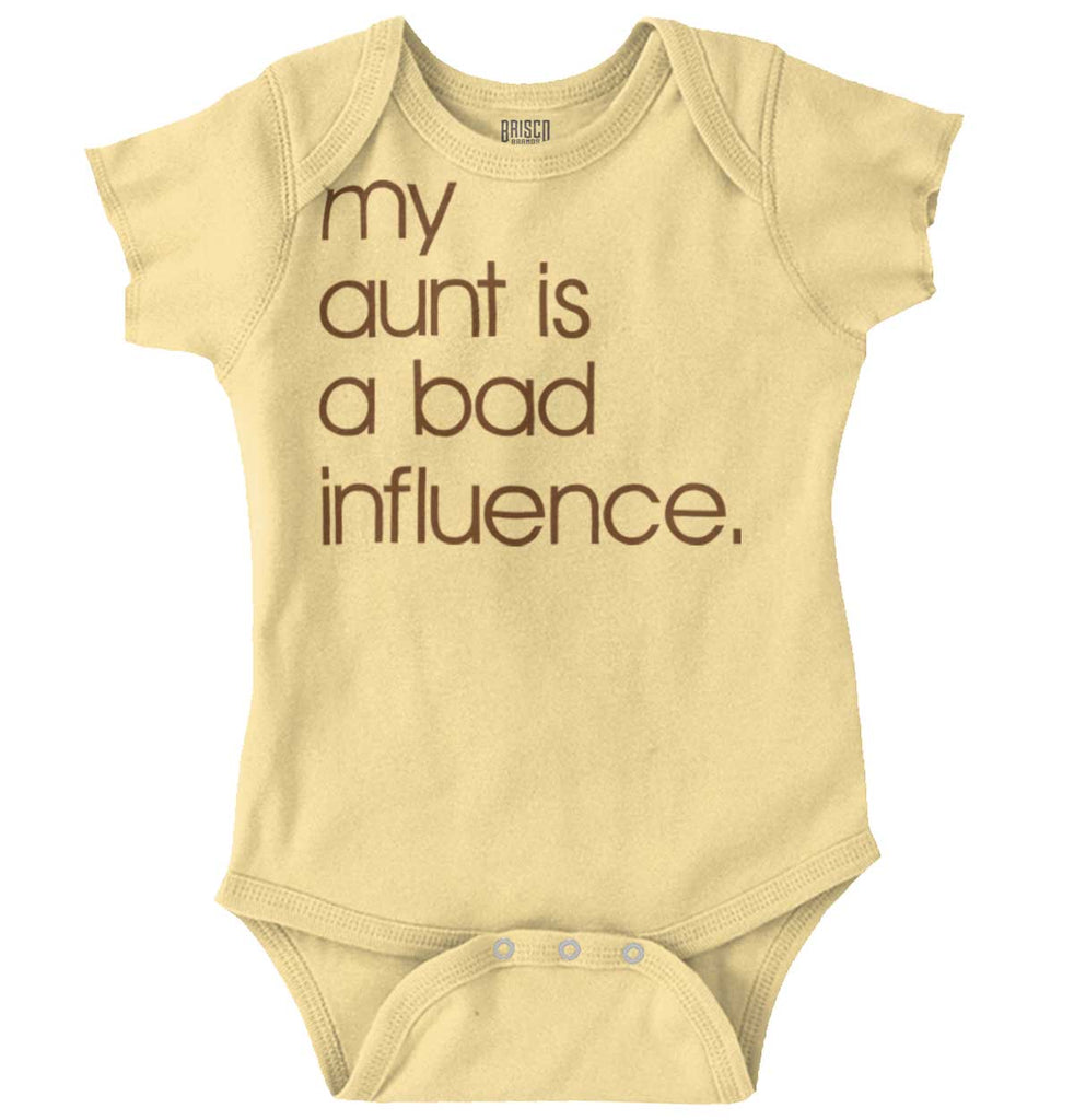 Bad Influence Romper Bodysuit-Direct To Garment Print-Brisco Baby
