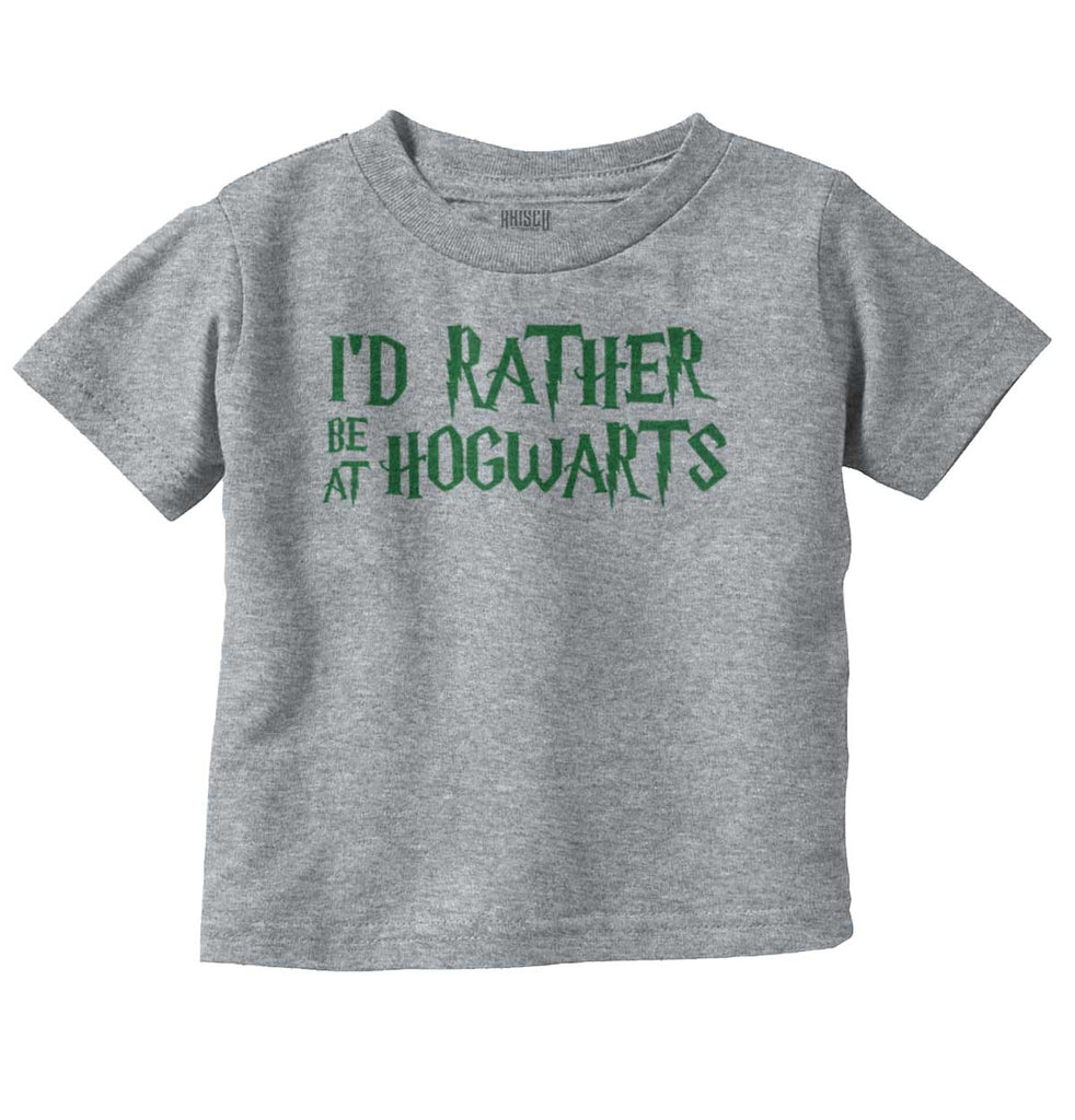 Rather Be At Hogwarts Infant Toddler T Shirt-Direct To Garment Print-Brisco Baby