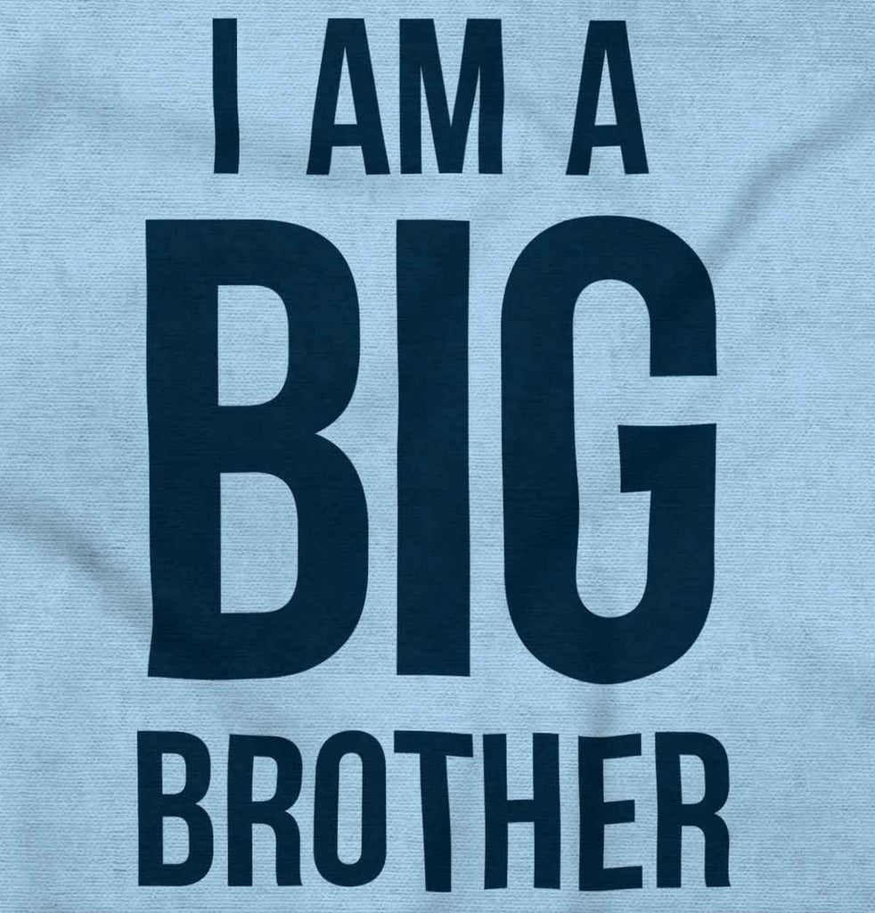 I Am A Big Brother Romper Bodysuit-Direct To Garment Print-Brisco Baby