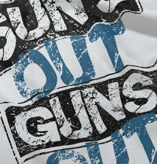 Guns Out Infant Toddler T Shirt-Direct To Garment Print-Brisco Baby