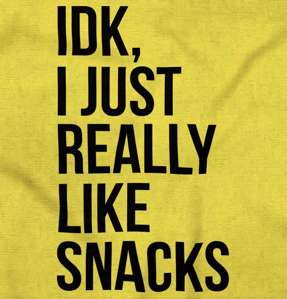 Really Like Snacks Romper Bodysuit-Direct To Garment Print-Brisco Baby