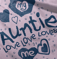Auntie Loves Me Infant Baby Bib-Direct To Garment Print-Brisco Baby
