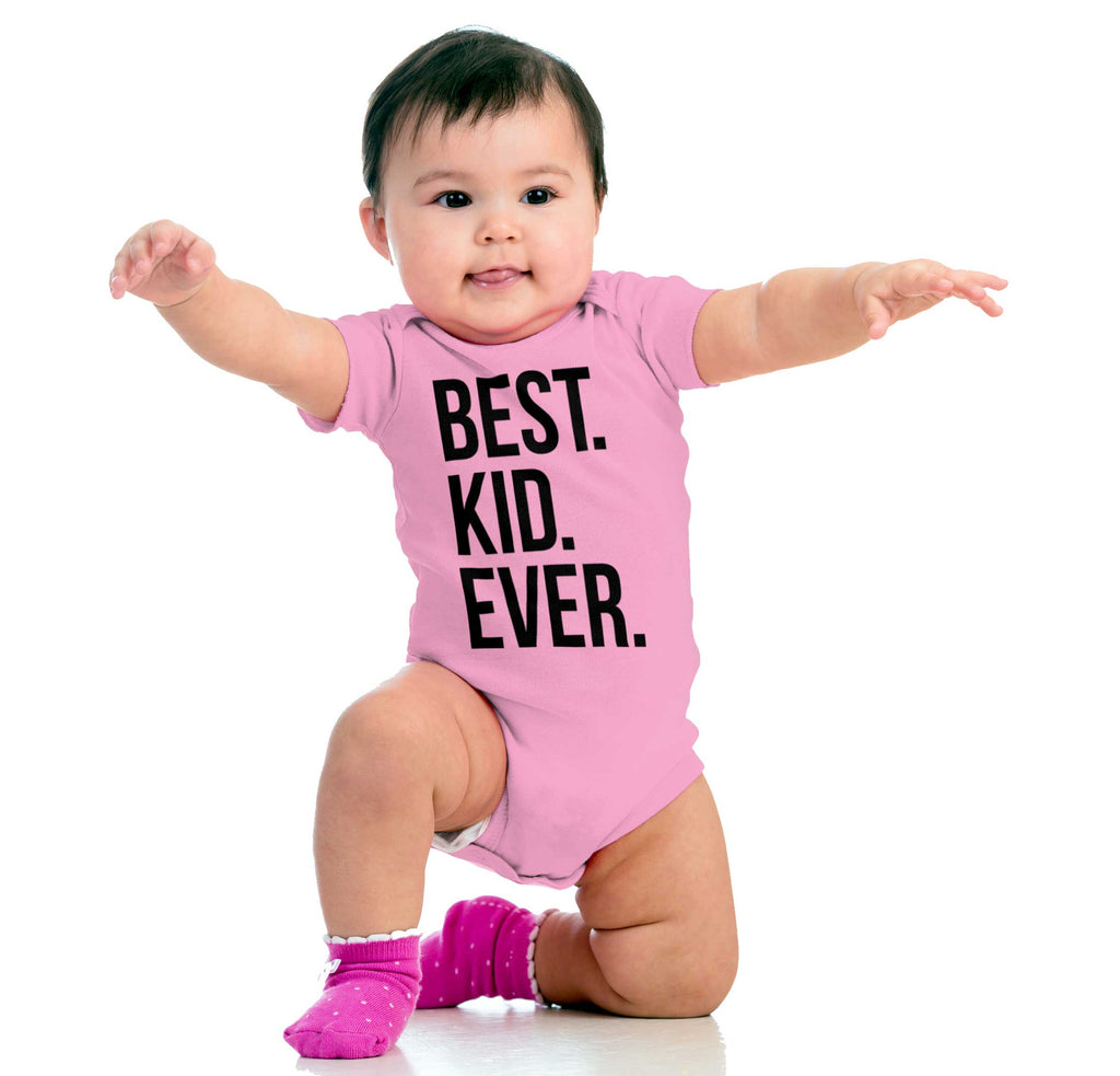 Best Kid Ever Romper Bodysuit-Direct To Garment Print-Brisco Baby