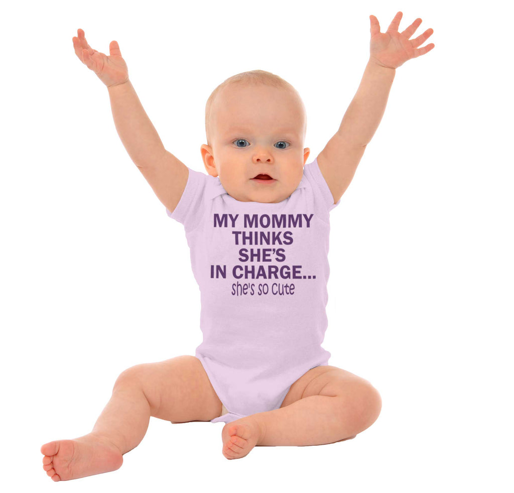 She's So Cute Romper Bodysuit-Direct To Garment Print-Brisco Baby