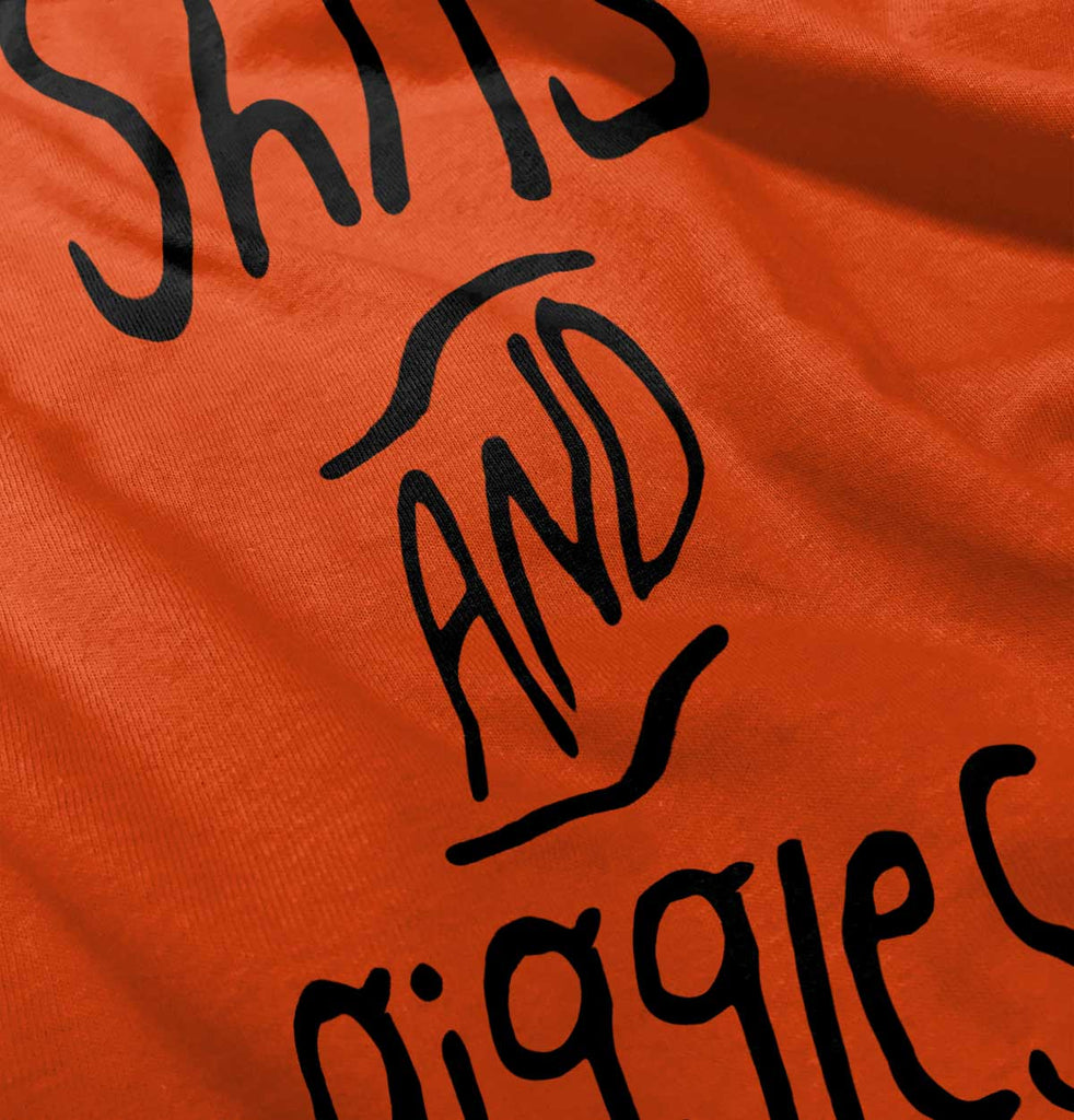 Shits and Giggles Infant Toddler T Shirt-Direct To Garment Print-Brisco Baby