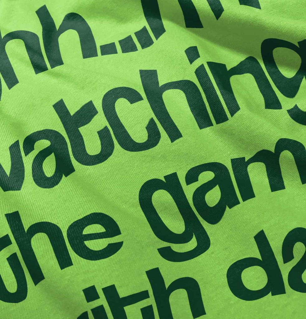 Watching the Game Romper Bodysuit-Direct To Garment Print-Brisco Baby