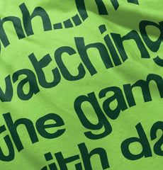 Watching the Game Romper Bodysuit-Direct To Garment Print-Brisco Baby