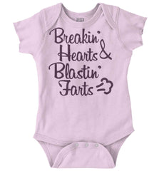 Blastin Farts Romper Bodysuit-Direct To Garment Print-Brisco Baby