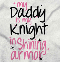 Knight In Shining Armor Infant Toddler T Shirt-Direct To Garment Print-Brisco Baby