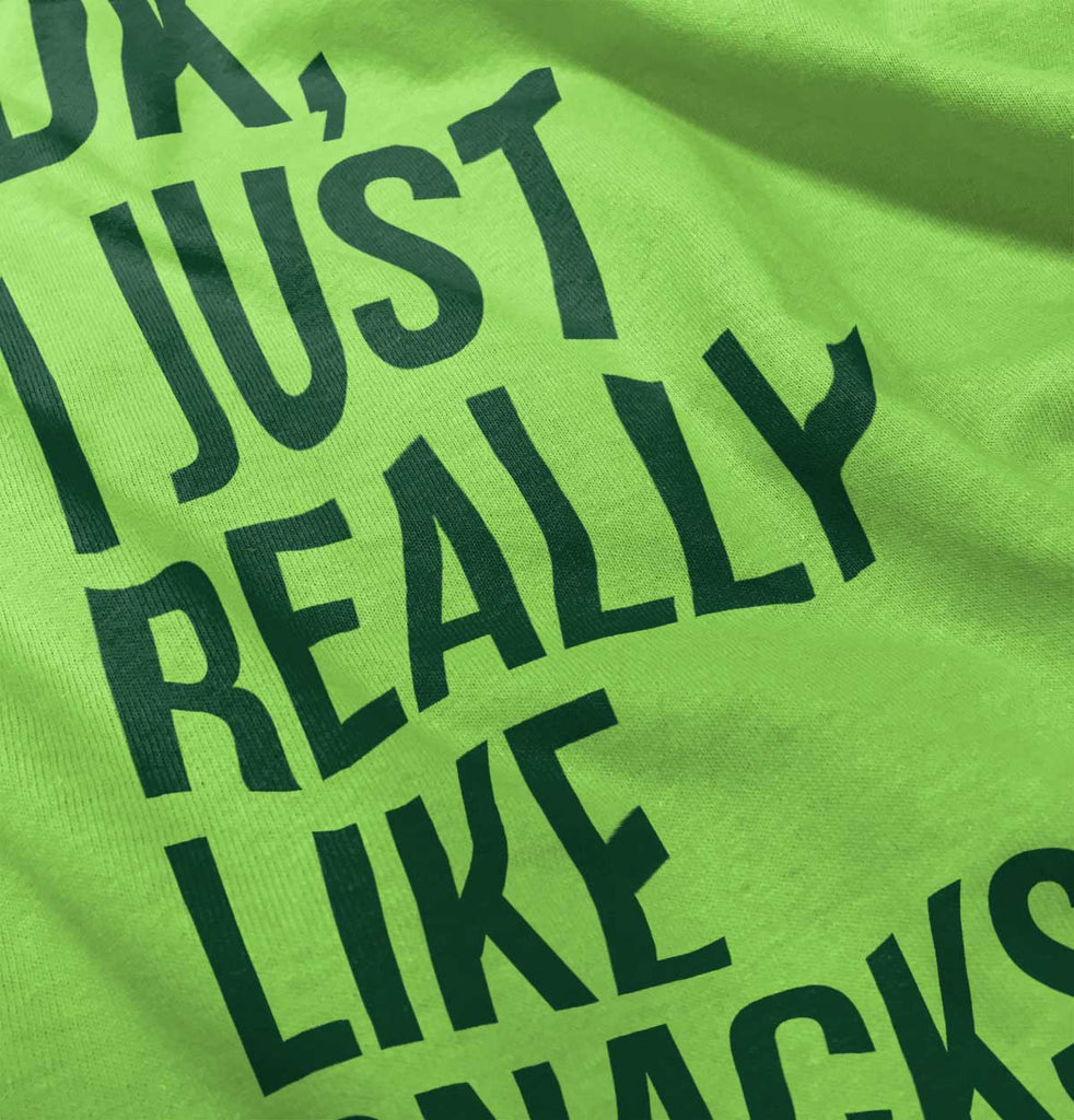 Really Like Snacks Romper Bodysuit-Direct To Garment Print-Brisco Baby