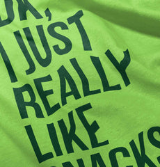 Really Like Snacks Romper Bodysuit-Direct To Garment Print-Brisco Baby