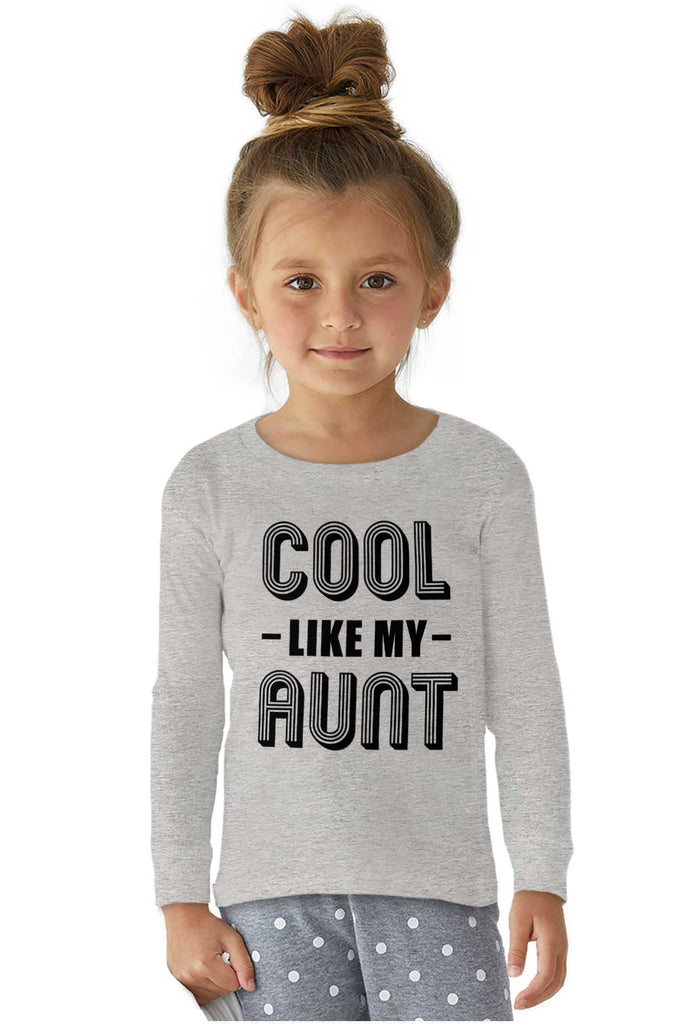 Aunt is Single Solid Long Sleeve T-Direct To Garment Print-Brisco Baby
