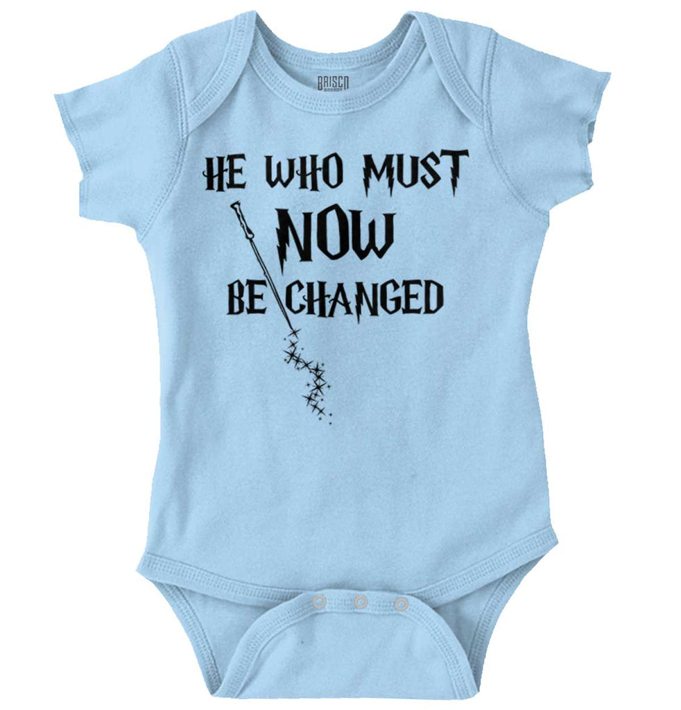 He Who Must Be Changed Romper Bodysuit-Direct To Garment Print-Brisco Baby