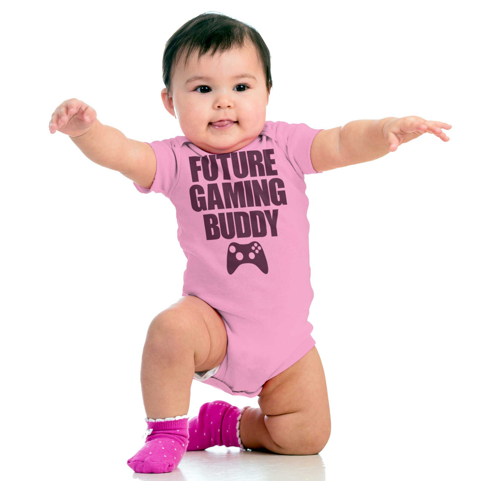Future Gaming Buddy Romper Bodysuit-Direct To Garment Print-Brisco Baby