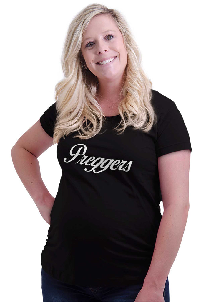 Preggers Maternity T-Shirt-Direct To Garment Print-Brisco Baby