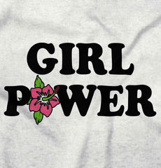Girl Power Infant Toddler T Shirt-Direct To Garment Print-Brisco Baby