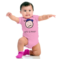 Boy Logo Romper Bodysuit-Direct To Garment Print-Brisco Baby