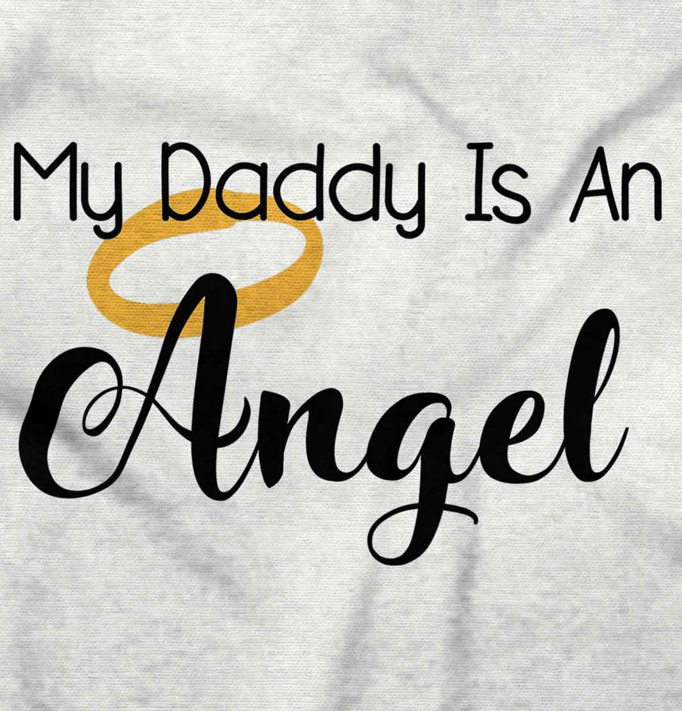 Daddy Is Angel Romper Bodysuit-Direct To Garment Print-Brisco Baby