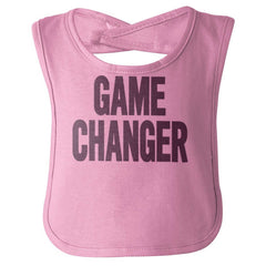 Game Changer Infant Baby Bib-Direct To Garment Print-Brisco Baby