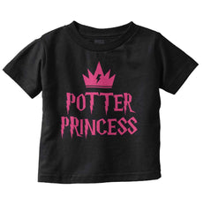 Potter Princess Infant Toddler T Shirt-Direct To Garment Print-Brisco Baby