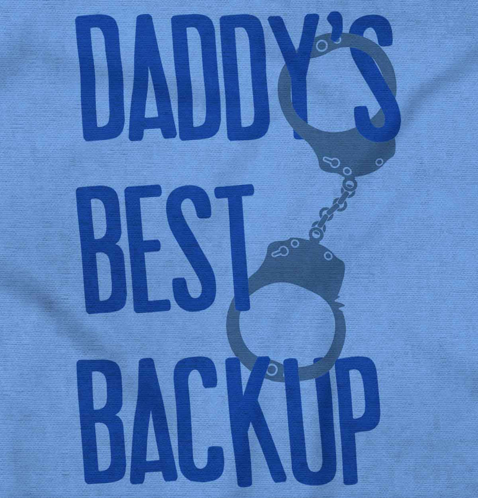 Daddy's Best Backup Toddler Baseball-Direct To Garment Print-Brisco Baby