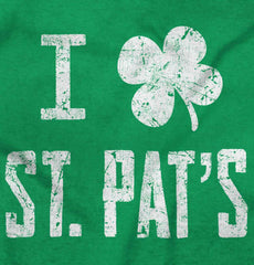 Love St. Pat's Romper Bodysuit-Direct To Garment Print-Brisco Baby