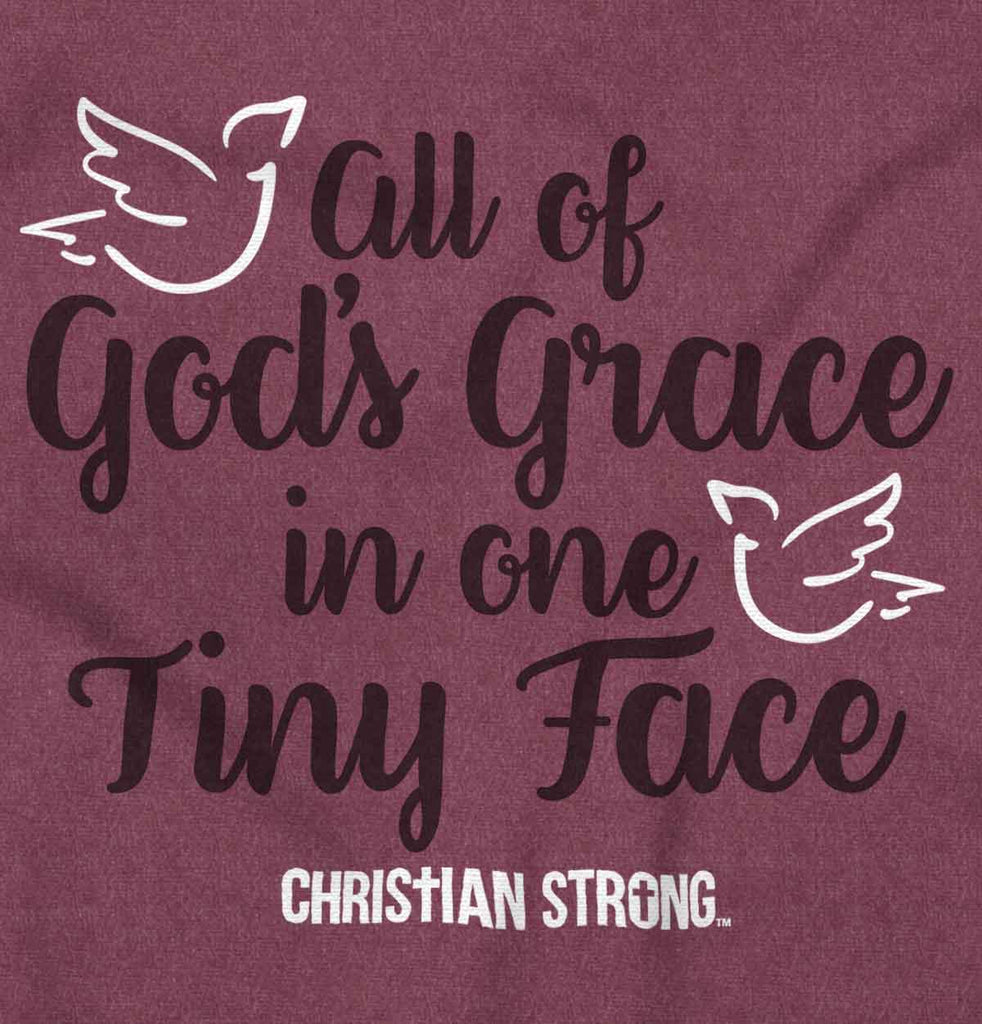 Gods Grace Tiny Face Toddler Football Jersey Tee-Direct To Garment Print-Brisco Baby