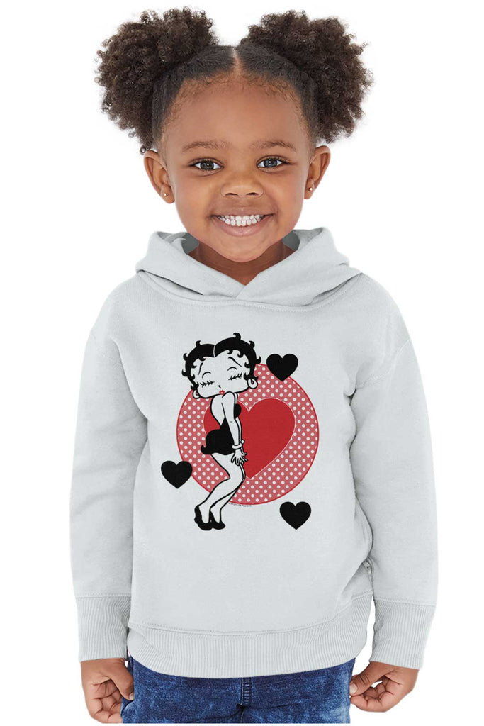 Betty Boop Toddler Pullover Hoodie-Direct To Garment Print-Brisco Baby