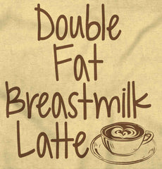 Breastmilk Latte Romper Bodysuit-Direct To Garment Print-Brisco Baby