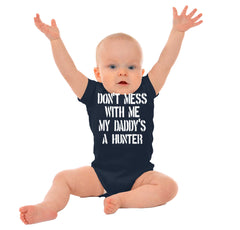 Daddy's A hunter Romper Bodysuit-Direct To Garment Print-Brisco Baby