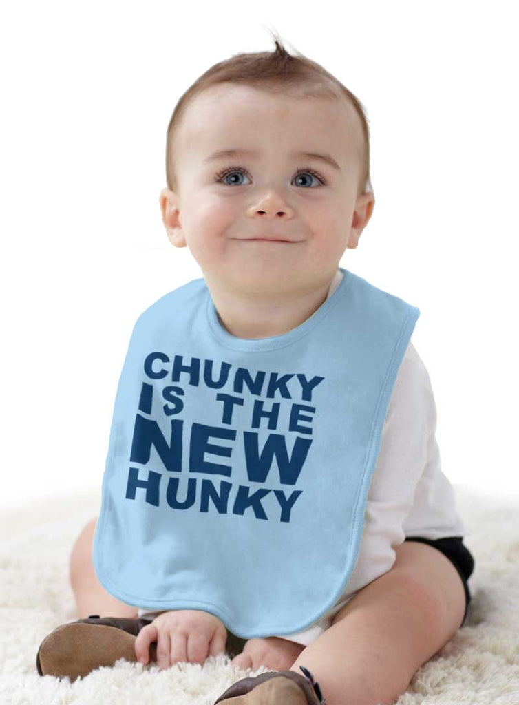 New Hunky Infant Baby Bib-Direct To Garment Print-Brisco Baby