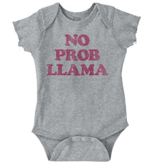 No Problama Romper Bodysuit-Direct To Garment Print-Brisco Baby