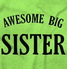 Awesome Big Sister Romper Bodysuit-Direct To Garment Print-Brisco Baby