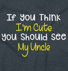 See My Uncle Toddler Football Jersey Tee-Direct To Garment Print-Brisco Baby