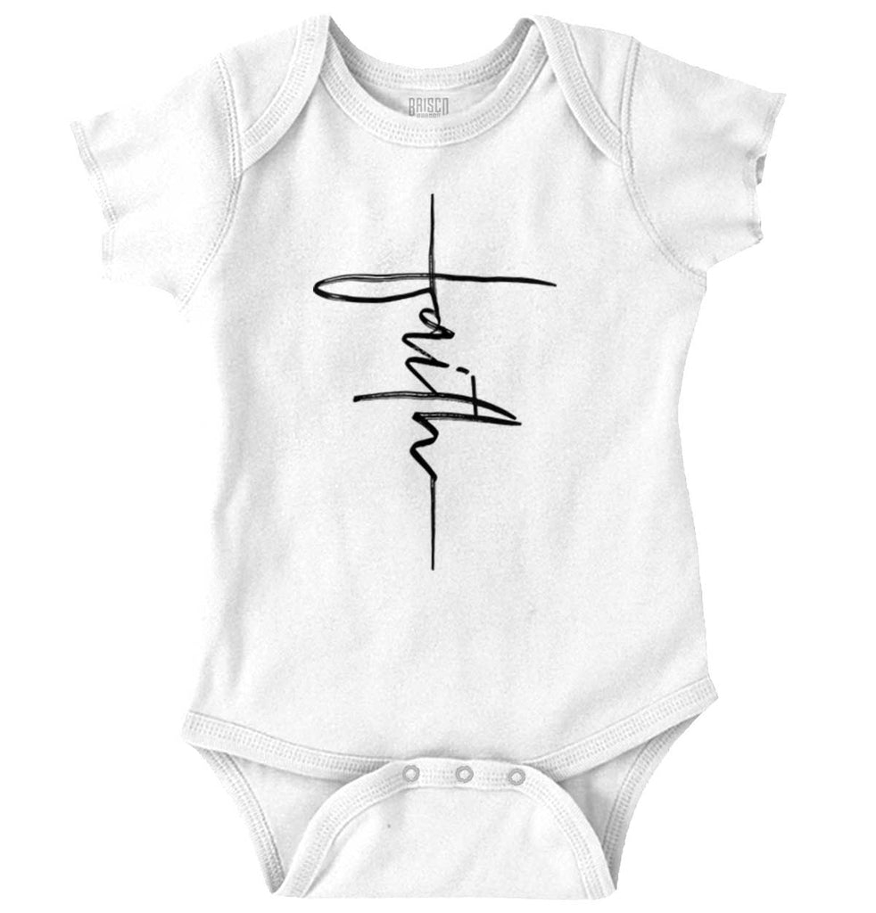 Faith Fashion Romper Bodysuit-Direct To Garment Print-Brisco Baby
