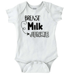 Milk Junkie Romper Bodysuit-Direct To Garment Print-Brisco Baby