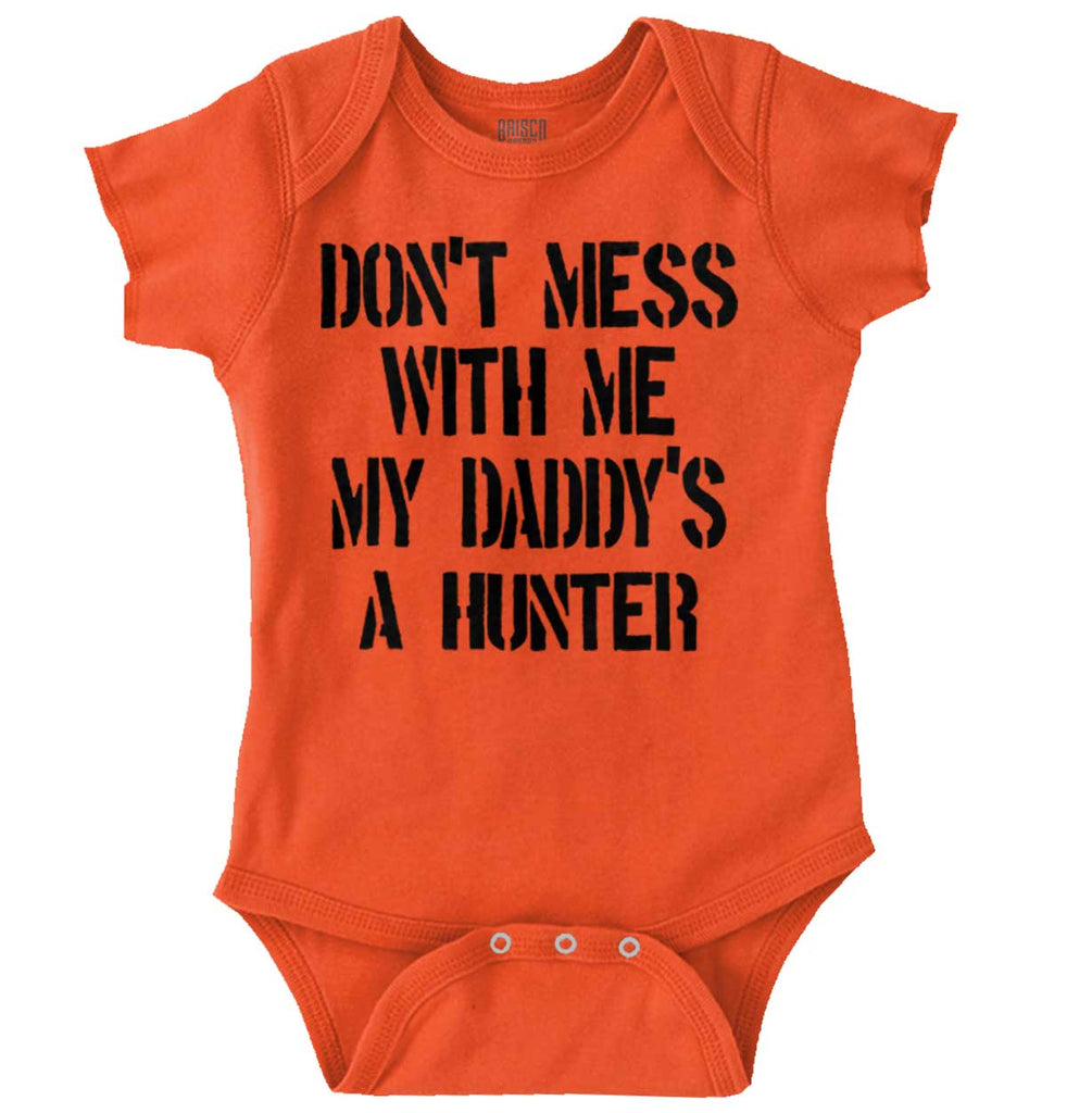 Daddy's A hunter Romper Bodysuit-Direct To Garment Print-Brisco Baby